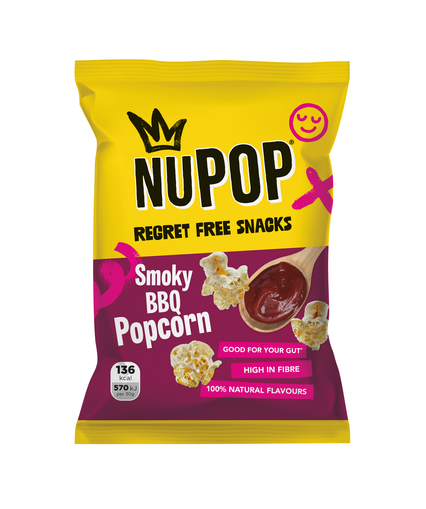 Smoky BBQ Popcorn (30g)